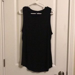Cynthia Rowley Black High Neck Tank - Large